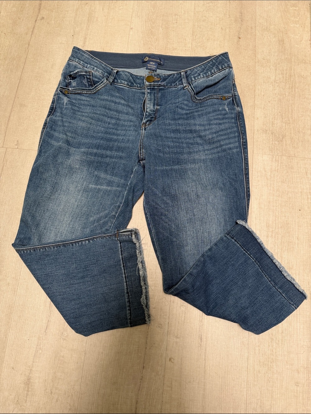 Democracy  Blue Cropped Jeans